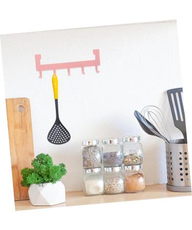 Cabilock Over The Door Towel Rack Over The Door Towel Bar Traceless Hooks Hook up Row Hook Household Size 1 Pink - Buy Online on GoSupps.com