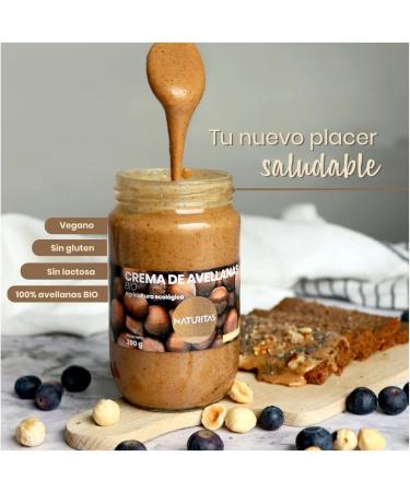 Naturitas Essentials Organic Hazelnut Cream 290g | 100% Hazelnut | Ideal for Spreading | Natural Hazelnut Cream - Buy Online on GoSupps.com