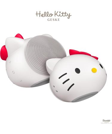 Geske x Hello Kitty SmartAppGuided Sonic Facial Brush - 4 in 1 Electric Skin Cleaning & Face Brush for Gentle Skincare - Buy Online on GoSupps.com