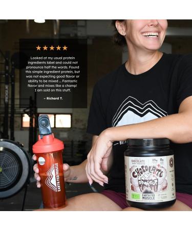 Earth Fed Muscle Ca-Cow! Chocolate - 2lb Truly Grass Fed Whey Protein No Fillers Non-GMO Soy Free Hormone Free - Buy Online on GoSupps.com