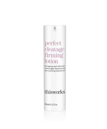 This Works Perfect Cleavage Firming Lotion The Award-Winning Anti-Ageing Moisturiser for Neck and D colletage a Youth-Boosting Skin Tightening Cream with Vitamin C Algae and Larch Extract 60 ml 60 ml (Pack of 1)