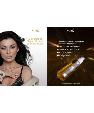 AMR Professional Argan Serum 140ml Nourishing Hair & Skin Elixir for Radiant Beauty | International Shipping - Buy Online on GoSupps.com