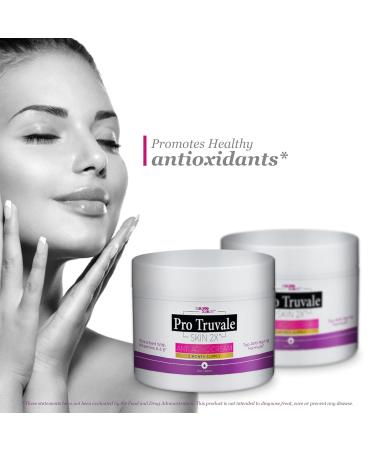 Pro Truvale Skin 2X Cream - Premium Anti Aging Cream - 2 Month Supply - Enriched with Vitamin A & C to Help Fade Hyperpigmentation & Reduce Wrinkles - Reduce Dryness & Protect Skin Cells w/Ceramides - Buy Online on GoSupps.com