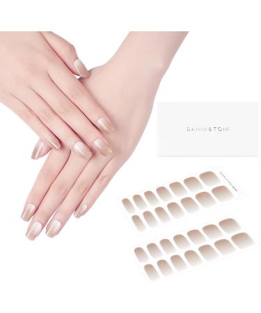 Danni & Toni Half Hardened Gel Nail Foils - Natural Wonder | Earth Colors Gradation - Self-Adhesive Nail Sticker Wraps for Stunning Nail Designs - Buy Online on GoSupps.com