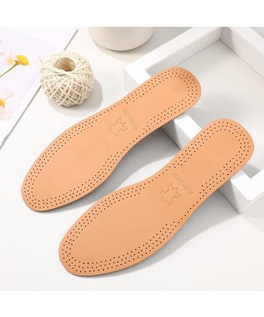 MAGICLULU Nonslip Cow Leather Insoles | Shock Absorbing, Breathable | Men Women Size 39-40 - Buy Online on GoSupps.com