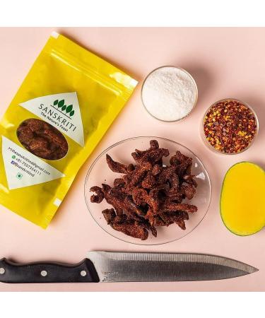  AOZA AOZA Sanskriti Spicy Mango | Tikhi Kairi | Masala Kairi | Chatpati Kairi | Mouth Freshness Mukhwas Digestive Churan Tasty Paan Fun Bites Indian Candy - 100g - Buy Online on GoSupps.com