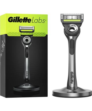 Gillette Labs Wet Razor for Men with Cleaning Element + 1 Blade & 240ml Foam | Perfect Father's Day Gift - Skin Care & Cooling Protection - Buy Online on GoSupps.com