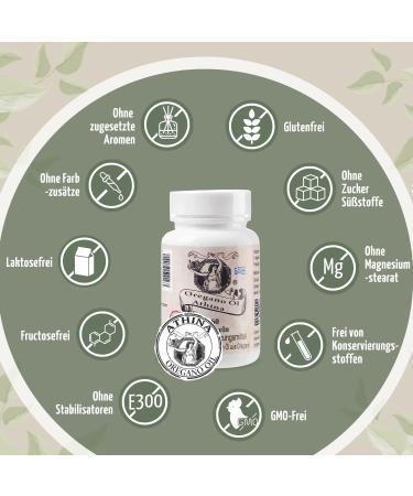 Buy Athina Oregano Oil Softgels - 2 x 60 Capsules (500mg) | 100mg Pure Oregano Oil & 400mg Extra Virgin Olive Oil from Greece | 80% Carvacrol | Natural Ingredients - International Shipping Available - Buy Online on GoSupps.com