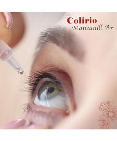 Colirio Manzanill A+ Eye Lubricant Redness and Dryness Relief 2-Pack of 0.5 FL Oz Bottles. - Buy Online on GoSupps.com