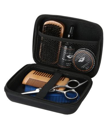 Bart care set with bare scooter 7 partly bearded river Set beard brush with wild boar bristles and comb set with beard oil beard balm Bartkamm Bartbrush Bartscher