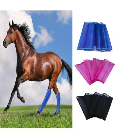 Pack of 4 breathable protective boots for horses - Buy Online on GoSupps.com