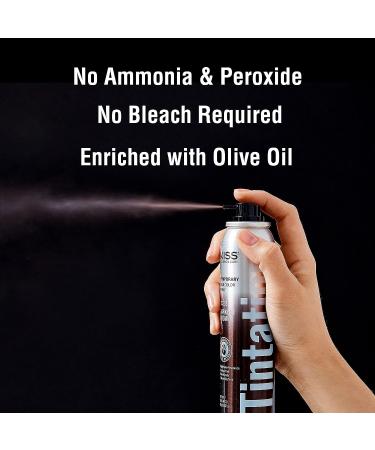 Kiss Root Cover Up Temporary Hair Color Spray - Darkest Brown TCS2 - 2.82 oz - Buy Online on GoSupps.com