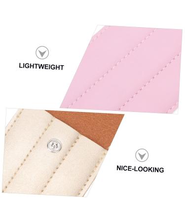 Minkissy 24 STK Eyelash Tweezers Protective Covers | PU Leather Makeup Storage Bags | Travel Tweezers Multitools | Golden & Pink (6 pcs each) 15.7x6cm - Buy Online on GoSupps.com
