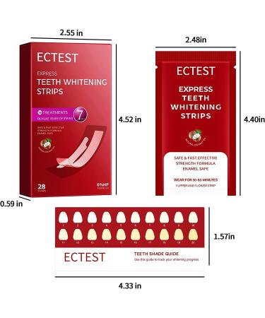 Professional Teeth Whitening Strips - 14 Treatments for Sensitive Teeth - Buy Online on GoSupps.com