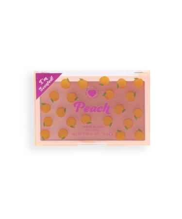 I Heart Revolution Makeup Blush, Highly Pigmented, Vegan & Cruelty-Free Pressed Powder Blush, Peach Ombre, 15g