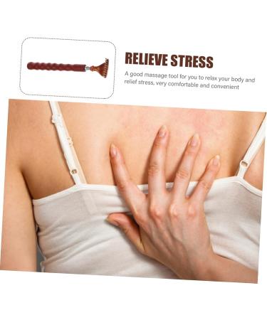 Frcolor 4-Piece Stretch Tickling Body Massager Set - Anti-Itch Telescopic Scratching Tool in Rosewood for Ultimate Relief - Buy Online on GoSupps.com