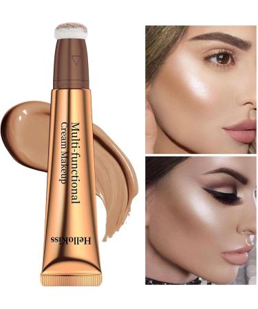Mineatig Contour Wand Liquid Face Contour Stick With Cushion Applicator Contouring Face Makeup Blush Contour Beauty Wand Blush Liqui Stickfor Face Natural-Looking(6 Colors) - Buy Online on GoSupps.com