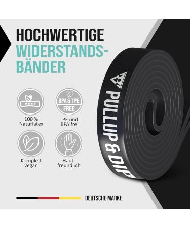 Buy Pullup & DIP Fitness Straps - Resistance Tapes Set with Bag & Guide for Calisthenics - Affordable Pull-Up Bands (Black) - International Shipping Available! - Buy Online on GoSupps.com