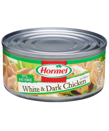 Hormel Canned White and Dark Chunk Chicken, 5 Ounce (Pack of 12)