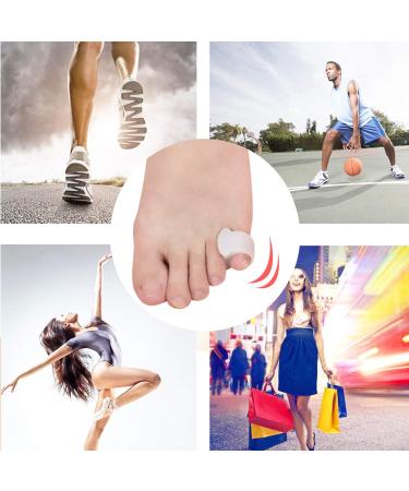 10 Pcs Pinky Toe Splint & Gel Toe Separators for Men & Women - Bunion Corrector & Relief - Buy Online on GoSupps.com