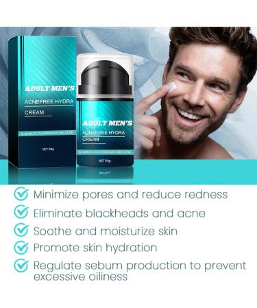 KOAHDE Natural Anti Wrinkle Face Cream For Men Men Anti-Age Moisturising Cream Men's Anti-Wrinkle Face Cream Men's Face Care Cream Revitalizing Anti-Aging Cream For Men Men's Cream Smooth Wrinkles 50G - Buy Online on GoSupps.com