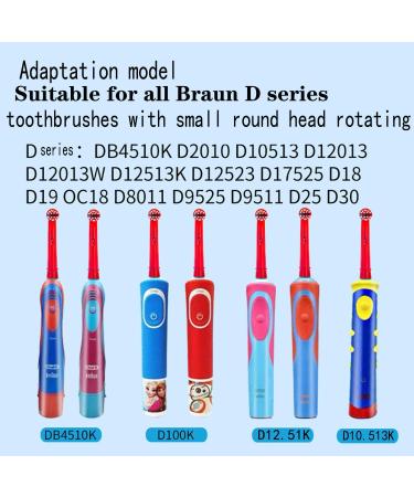 EB-10A Professional Replacement Toothbrush Heads for Children - Soft Bristles 8 Pieces (2 Cards) - Compatible with Oral-B - Buy Online on GoSupps.com