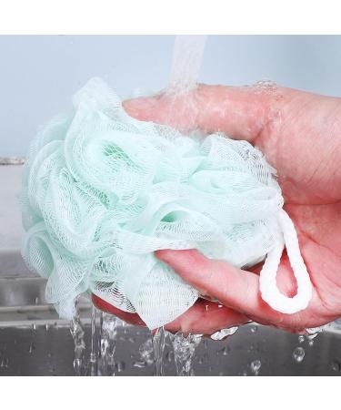 Buy Healvian 7pcs Shower Loofah Foaming Balls - Exfoliating Body Puff & Bath Scrubber for a Refreshing Clean - Perfect Travel Shower Accessory - Buy Online on GoSupps.com