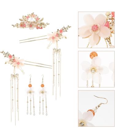 SHERCHPRY 1 Set ancient style hanfu headdress chinese hair sticks for women hanfu hair pins for women chinese Headband Chinese Hanfu Hairpins vintage hair sticks Pearl alloy Hook decorate - Buy Online on GoSupps.com