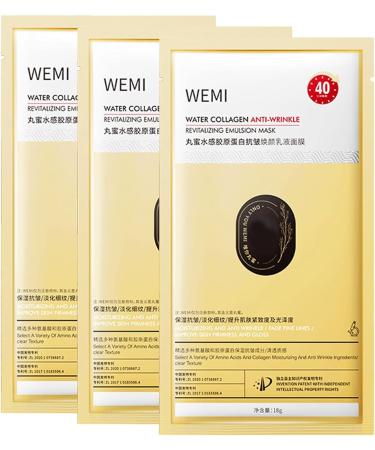 Bio Dance Collagen Face Mask Overnight | 3 /box Deep Collagens Anti-Wrinkle Lifting Mask | Soluble Collagen Facial Mask | Hydrating Overnight Mask For Pore Minimizing Elasticity Improvem - Buy Online on GoSupps.com