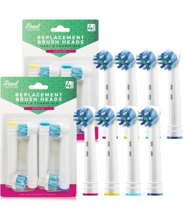 16 Generic Replacement Brush Heads for Oral B Braun Electric Toothbrush - Fits Oral-b Pro, Vitality, Triumph, Kids - 8 Cross & 8 Floss Brushes Included - Buy Online on GoSupps.com