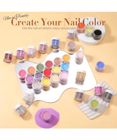 Shop BORN PRETTY 36 Colors Acrylic Powder Set - Fall Winter Nail Art Kit | Professional Polymer for French Nails & Extensions - Buy Online on GoSupps.com
