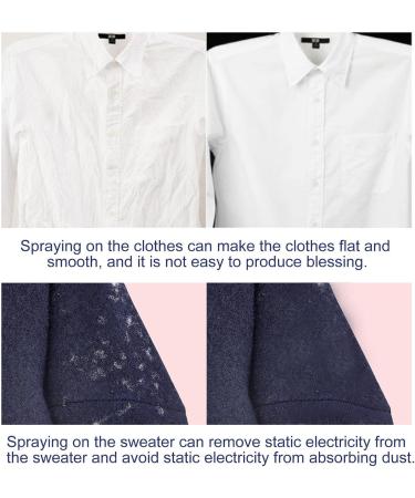 Anti Static Spray - Static Cling Remover Fabric Care Spray Anti Static Spray Reduce Static Cling for Clothes Furniture and Car 100ml /v - Buy Online on GoSupps.com