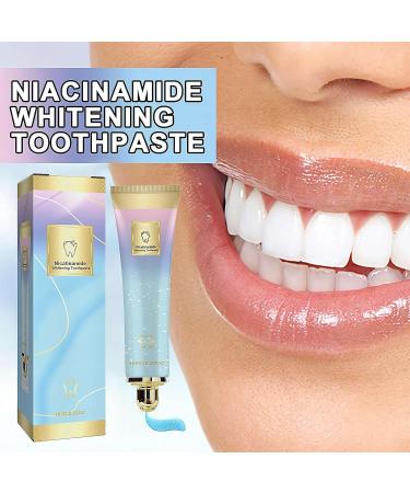Sbyzm Niacinamide whitening toothpaste 100 g for sensitive teeth natural cleaning and whiter teeth mild whitening toothpaste for daily use - Buy Online on GoSupps.com