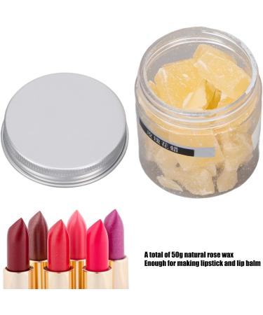 Jiawu Rose Wax for Lipstick Production - Natural Waterproof Rose Blossom Wax Essential Fragrance 1.76 oz - Buy Online on GoSupps.com