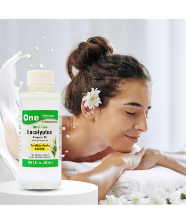 Arymar Eucalyptus Essential Oil, Therapeutic Grade, Steam Distilled, Aromatherapy and Home Fragrance 2oz - Buy Online on GoSupps.com