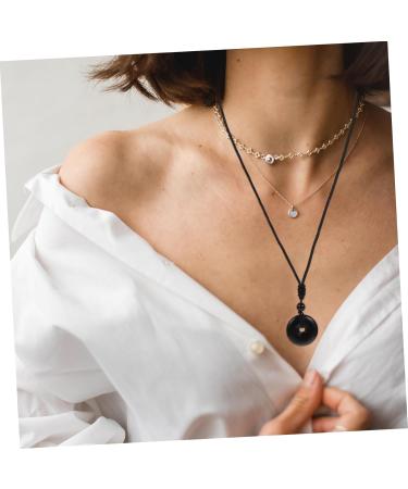 Shop Minkissy 4-Piece Obsidian & Amethyst Necklace Set | Safe Buckle & Festival Accessory - International Shipping - Buy Online on GoSupps.com