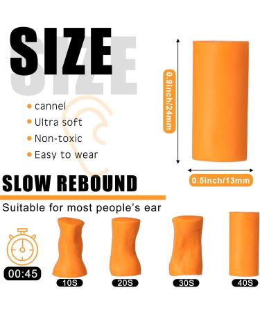 800 Pair Foam Ear Plugs - Bulk Noise Cancelling 32dB Disposable Hearing Protection for Sleep Snoring Concerts & Shooting - Buy Online on GoSupps.com