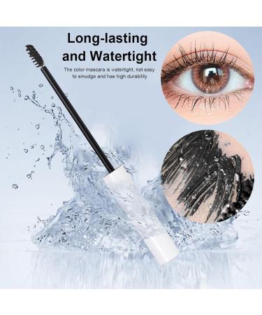 Ultra-fine Mascara 6 Colors Lengthening Eyelash Brush Long Lasting/Waterproof/Non-Smudge/Natural Thick/Curling Fine Mascara Eye Makeup Cosmetics Tool for Women Sillervan - Buy Online on GoSupps.com