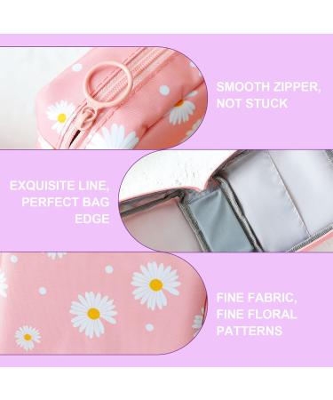 TSHAOUN 3 Pieces Sanitary Napkin Towel Storage Bag Portable Menstrual Cup Pouch Sanitary Napkin Pad Organizer with Zipper Tampons for Girls Women Lady Collect Bag for Coin Lipstick Key (3Colors) - Buy Online on GoSupps.com