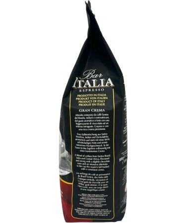 Saquella Espresso Bar Italia Gran Crema 1 kg de haricots entiers - Buy Online on GoSupps.com