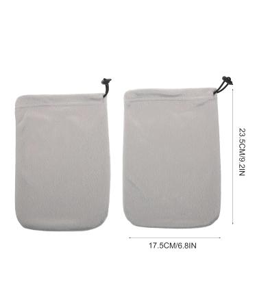 Buy Wax Isolated Gloves | Paraffin Spa Gloves for Beauty Treatments | Plush Gray Wax Gloves for Hands & Feet - Buy Online on GoSupps.com