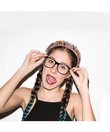 SHERCHPRY Women Sparkle Crystal Rhinestone Headband Shiny Crystal Headwear Vintage Hair Hoop - Buy Online on GoSupps.com