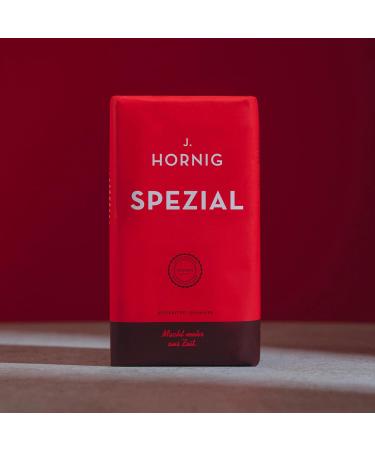 J. Hornig Coffee Ground Special - Mild Aroma & Chocolate Taste | 12x500g | Filter French Press & Espresso Maker - Buy Online on GoSupps.com