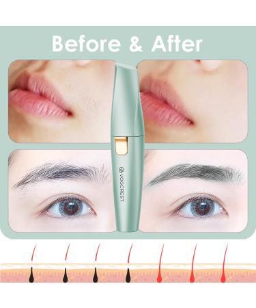 VG VOGCREST Tondeuse pour le visage et les sourcils (Vert) - Buy Online on GoSupps.com
