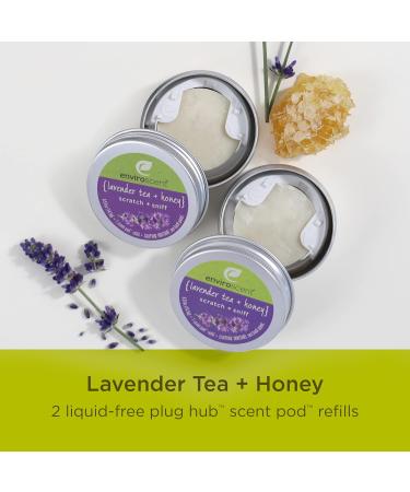 Enviroscent Lavender Tea + Honey Air Freshener Refills for Plug Hub - Pack of 2 Liquidless Scent Pods - Buy Online on GoSupps.com