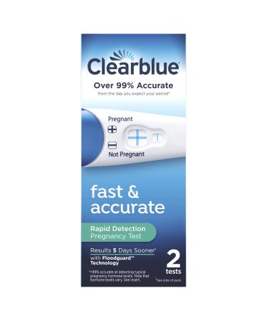 Clearblue Rapid Detection Pregnancy Test, 2 Count Rapid Detection 2 Count