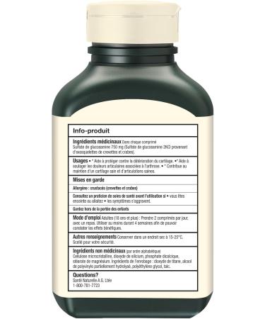 Adrien Gagnon - Glucosamine Sulfate Extra Strength 750 mg (260 tabs) - Buy Online on GoSupps.com