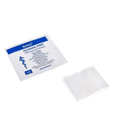Romed 2-Ply Alcohol Swabs | 30x65mm | 200 pcs with Medi-Inn Storage Box - Buy Internationally - Buy Online on GoSupps.com