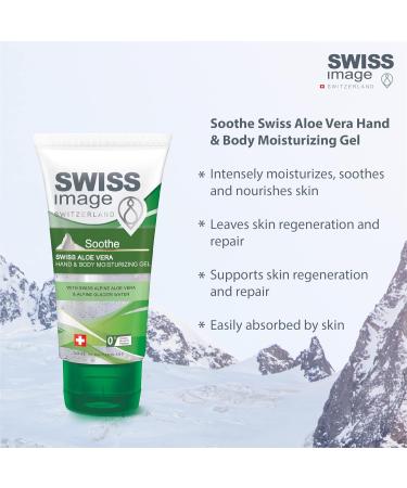 Swiss Image Soothe Swiss Aloe Vera Hand & Body Gel 75ml Green - Buy Online on GoSupps.com