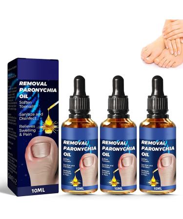 3PCS German Toenailcare Removal Paronychia Oil,Anti Paronychia Relief Oil for Toenail Care.